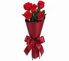 Букет 5 Красных роз Эдлесс Лав в Дядьковской