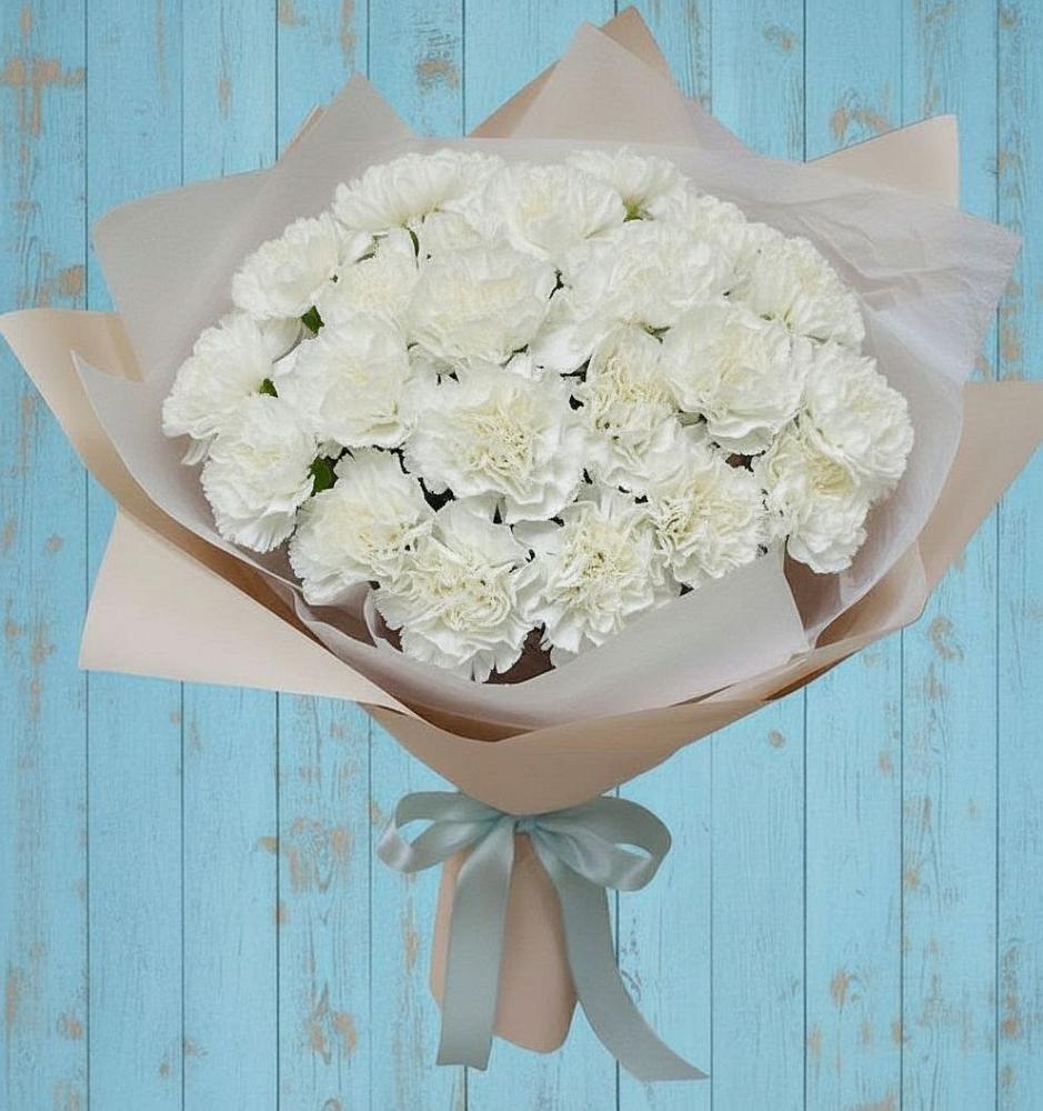 Букет цветов из: Гвоздики в Дядьковской