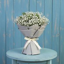 Букет цветов из:  Гипсофила в Дядьковской