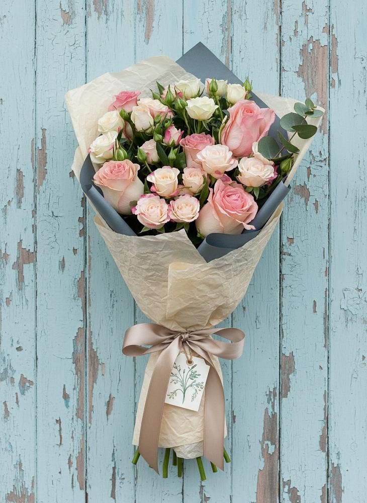 Букет цветов из: Розы в Дядьковской