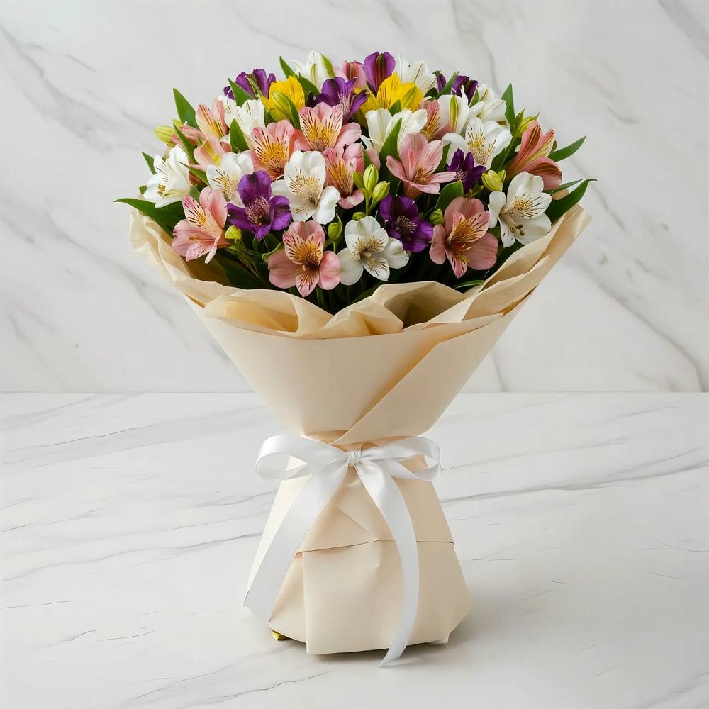 Букет цветов из: Альстромерии в Дядьковской