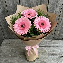 Букет цветов из:  Герберы #REPLACE_PRED# Дядьковской