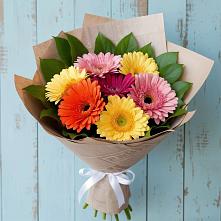 Букет цветов из:  Герберы #REPLACE_PRED# Дядьковской