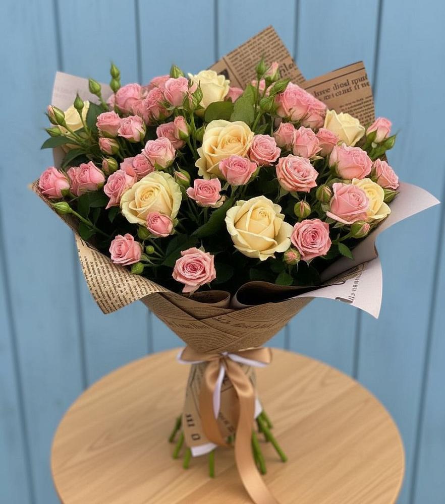 Букет цветов из: Розы в Дядьковской