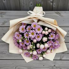 Букет цветов из:  Розы и Хризантемы в Дядьковской