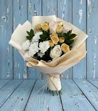 Букет цветов из:  Розы и Хризантемы #REPLACE_PRED# Дядьковской