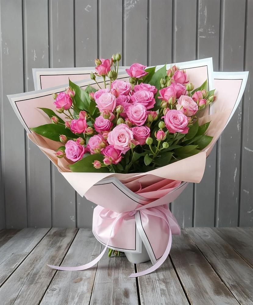 Букет Розовый кустик в Дядьковской