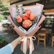 Букет цветов из:  Розы в Дядьковской