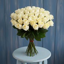 Букет 51 Белая роза Эдлесс Лав #REPLACE_PRED# Дядьковской