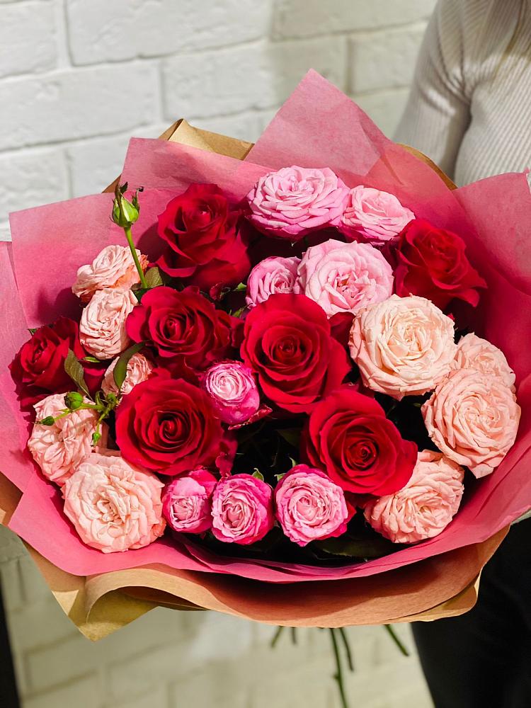 Букет цветов из: Розы в Дядьковской