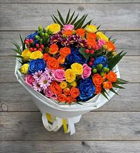 Букет цветов из:  Розы и Хризантемы в Дядьковской