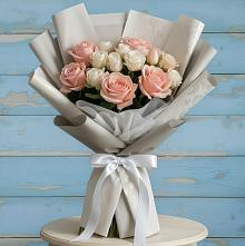 Букет цветов из:  Розы #REPLACE_PRED# Дядьковской