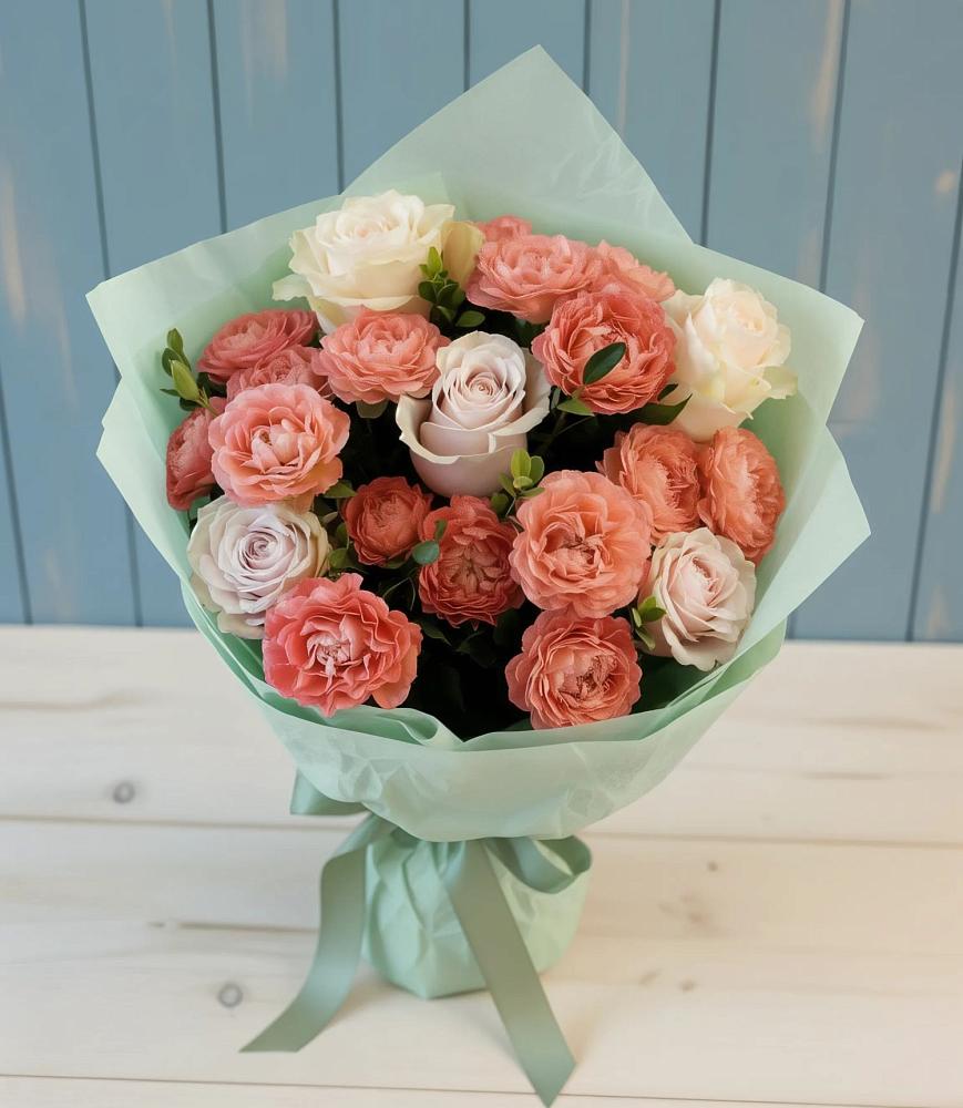 Букет цветов из: Розы в Дядьковской