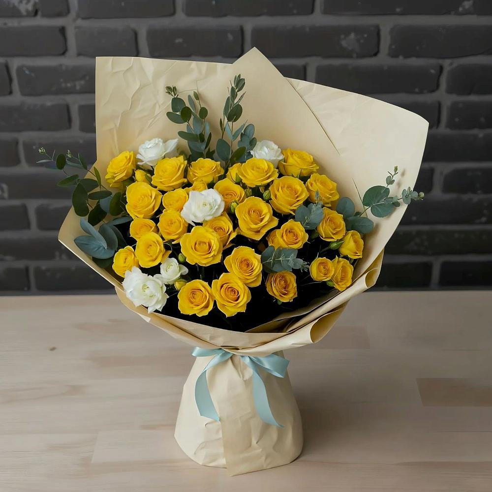 Букет цветов из: Розы в Дядьковской