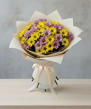 Букет цветов из:  Хризантемы #REPLACE_PRED# Дядьковской