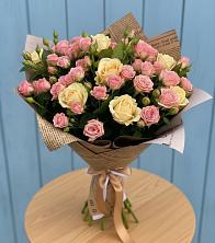 Букет цветов из:  Розы в Дядьковской