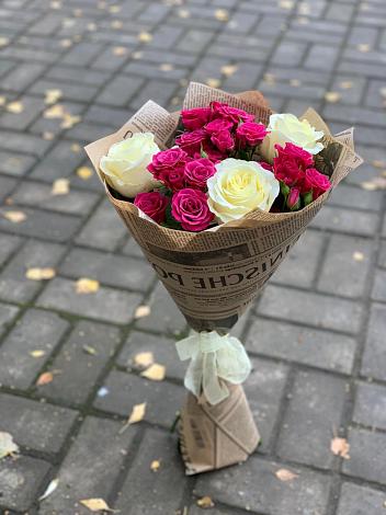 Букет цветов из: Розы в Дядьковской
