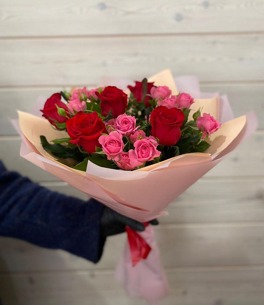 Букет цветов из: Розы в Дядьковской