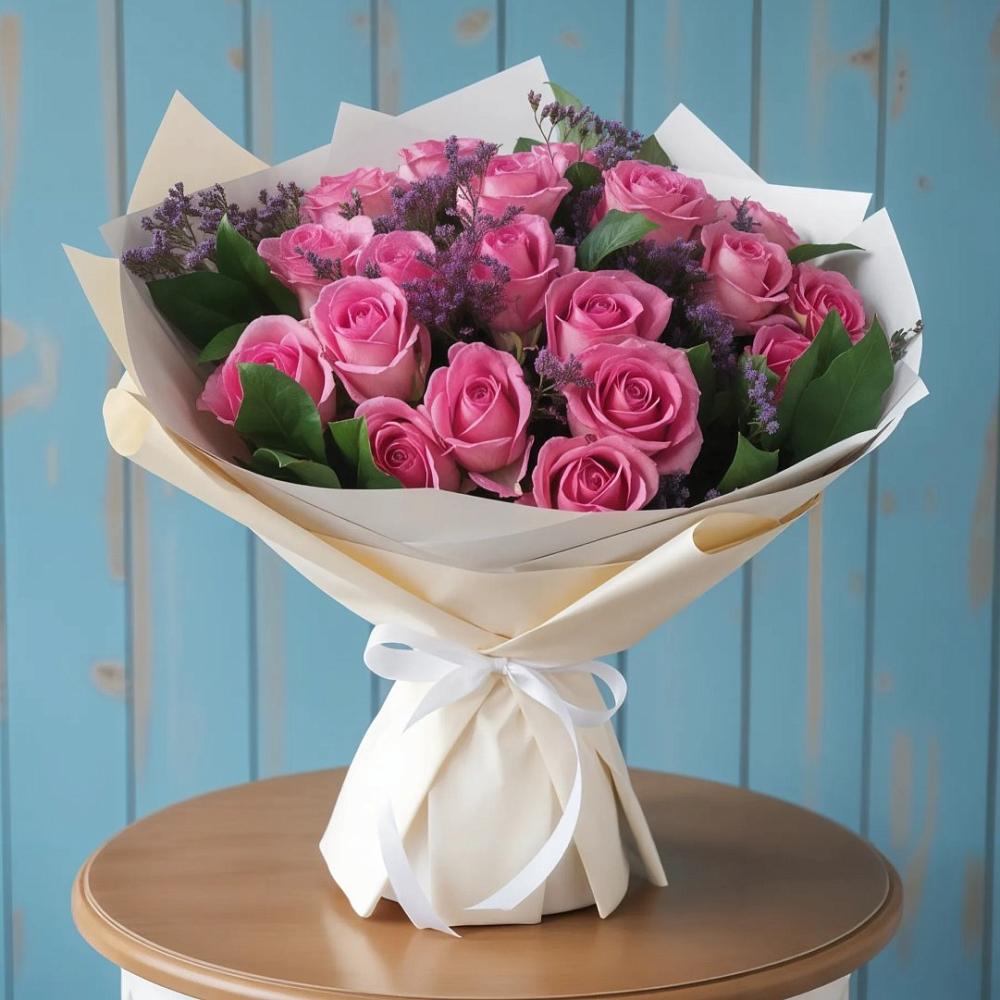 Букет цветов из: Розы в Дядьковской