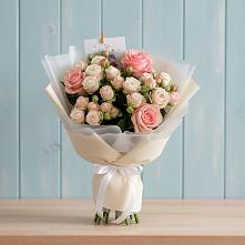 Букет цветов из:  Розы в Дядьковской