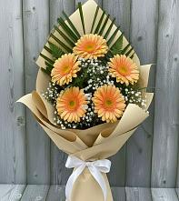 Букет цветов из:  Герберы в Дядьковской